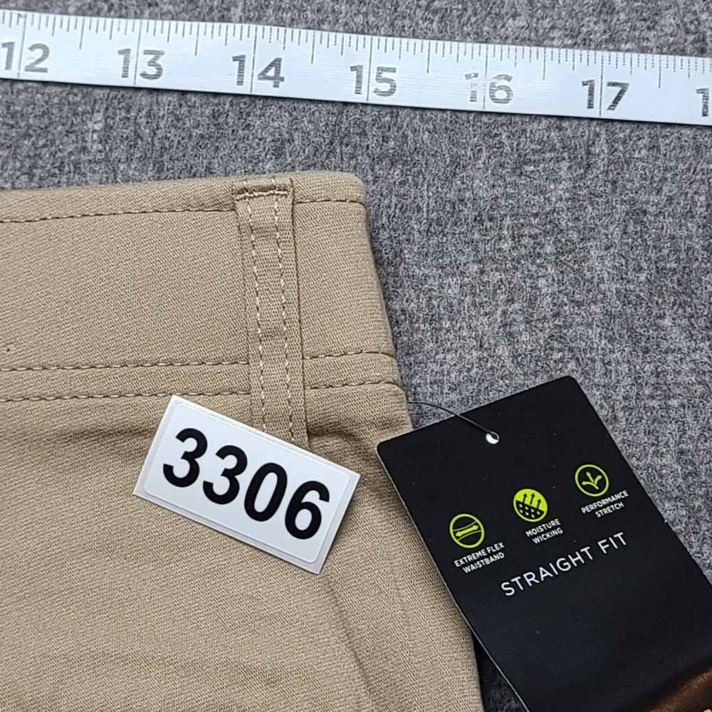 Lee‎ Extreme Motion Shorts Mens 29 Khaki New Straight Fit Stretch 104183560